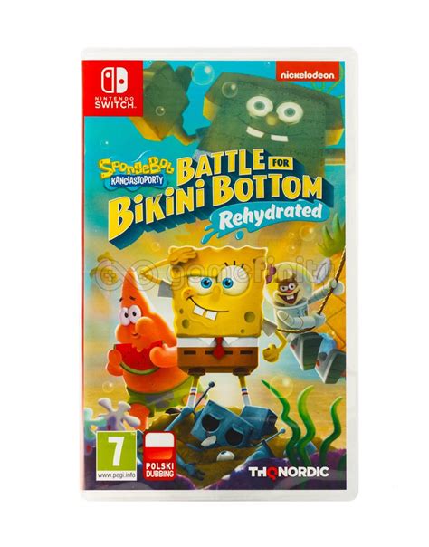 SpongeBob SquarePants Battle For Bikini Bottom Rehydrated PL NSW ERLI Pl