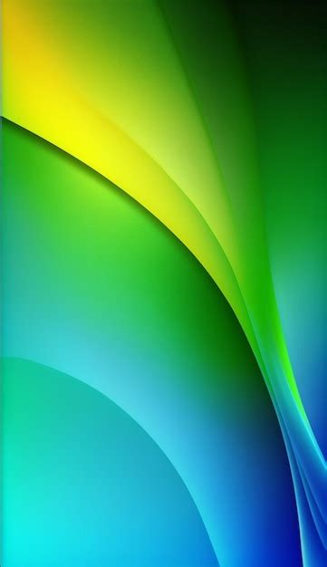 Green and blue wallpaper with a blue and green background | Premium AI-generated image