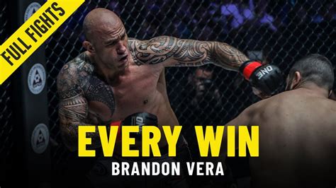 Every Brandon Vera Win One Full Fights Youtube