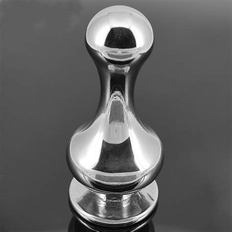 650g Male Female Metal Anal Plugs Stainless Steel Heavy Anus Bead