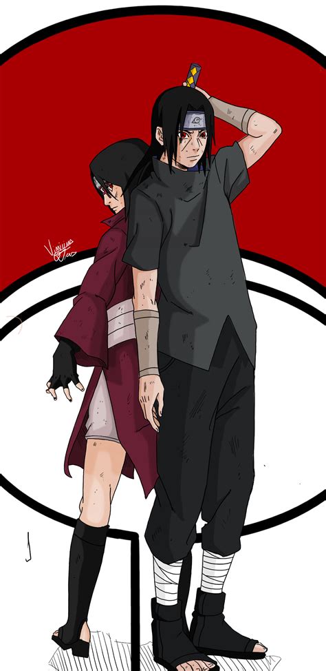 My fanart of sarada and itachi!!!! If you share, please give me the ...