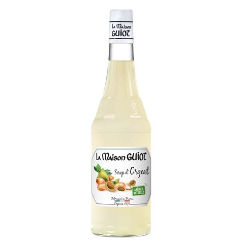 Sirop orgeat LA MAISON GUIOT la bouteille de 70 cl à Prix Carrefour