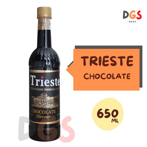 Jual Syrup Trieste Chocolate Sirup Rasa Coklat 650 Ml Shopee