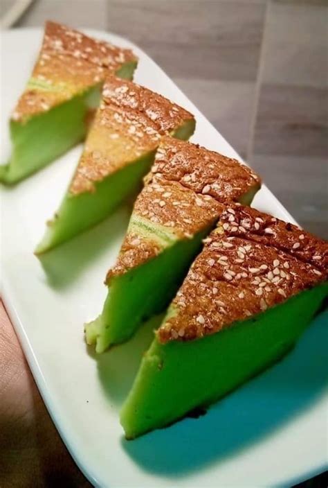 Resepi Kuih Bakar Pandan Super Simple Yang Sedap And Lembut Hanya Bakar