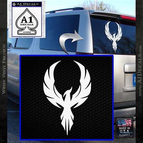 Phoenix Rising Decal Sticker Dt1 A1 Decals