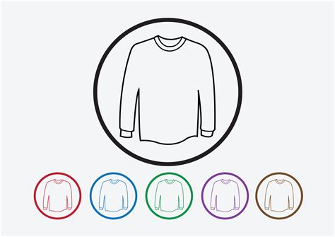 Apparel Shirt And T Shirt Icon Clothing Icons Vector Art At Vecteezy