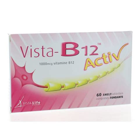 VISTA B12 ACTIV 60 COMPRIMES Vitamines B Pharmacodel Votre