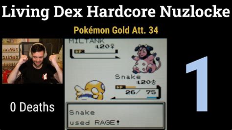Pokémon Gold Nuzlocke Att 34 Part 1 Living Dex Hardcore Nuzlocke