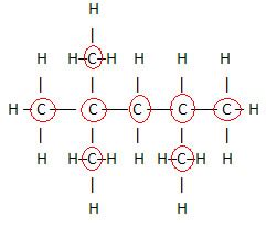 demonstre a formula estrutural do composto de fórmula molecular C5H8