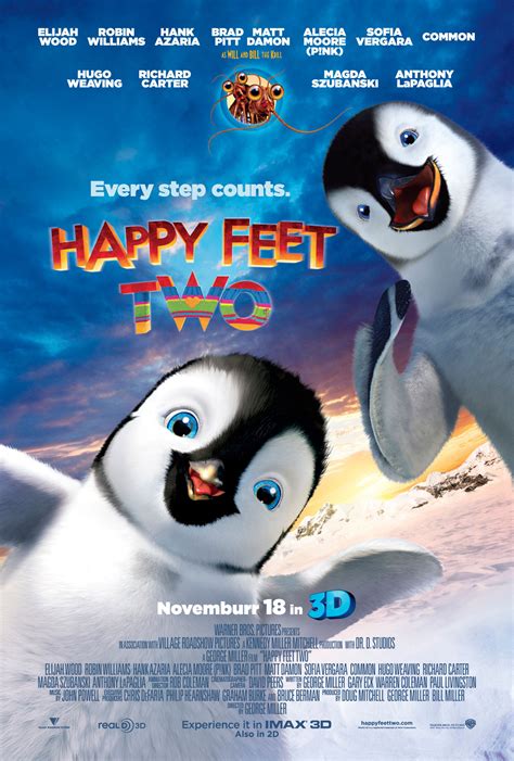 Happy Feet Two Penguin Movie Poster Desktop Wallpaper