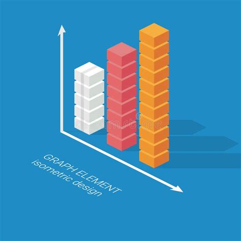 Diagramme De Colonne D Infographics Avec Le Fond Et Les Grues D