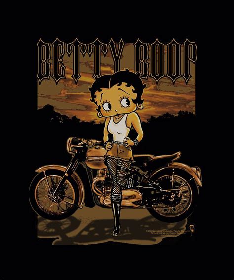 Biker Betty Boop Black Betty Boop Betty Boop Art Betty Boop Posters