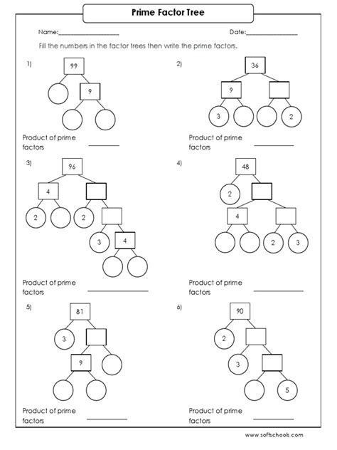 Free Prime Factorization Worksheet Pdf Download Free Prime Factorization Worksheet Pdf Png