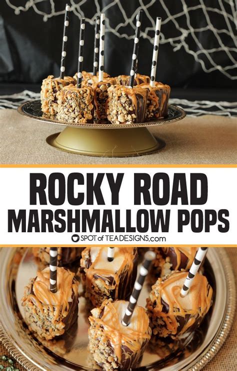 Rocky Road Marshmallow Pops Spot Of Tea Designs Rocky Road