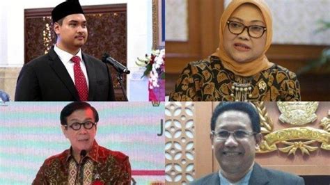 Yasonna Ida Fauziyah Abdul Halim Iskandar Deretan Menteri Jokowi