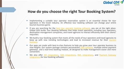 Ppt Tour Booking System Powerpoint Presentation Free Download Id