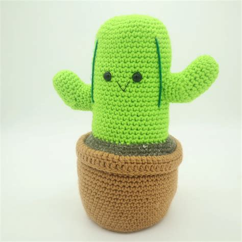 Cactus Amigurumi Schemi Gratis Ganchillo Uncinetto Hacer Fiori Modelli