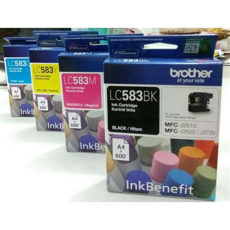 Jual INK CATRIDGE BROTHER LC 583 FOR J3520 J3720 Shopee Indonesia