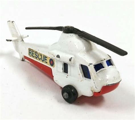 Matchbox No 75 Seasprite Helicopter 1976 Vintage Toy Diecast Af360 Ebay