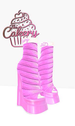 Second Life Marketplace The Cakery Cielo Boots Pink Unpacker