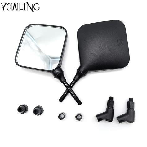 YOWLING Motorcycle Mirror Universal Motorbike Replacement Parts Rear ...