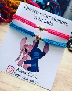 9 ideias de Lilo e stitch pulseiras fofas pulseiras de miçangas