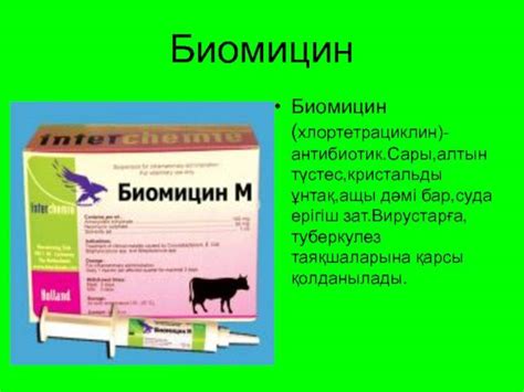 Биомицин: инструкция по применению, показания к применению