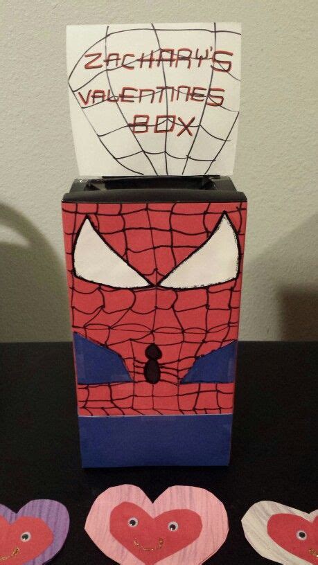 Spiderman Valentines Box For Kindergarten Valentine Box Spiderman