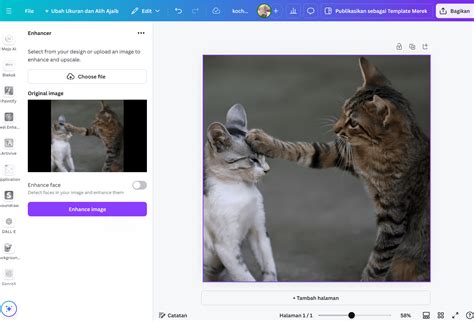 ubah foto blur jadi hd  canva