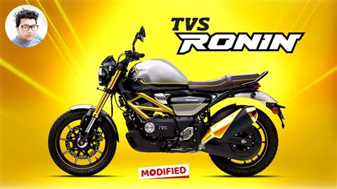 NEW TVS Ronin 225cc Bike Modified Get A New Look YouTube