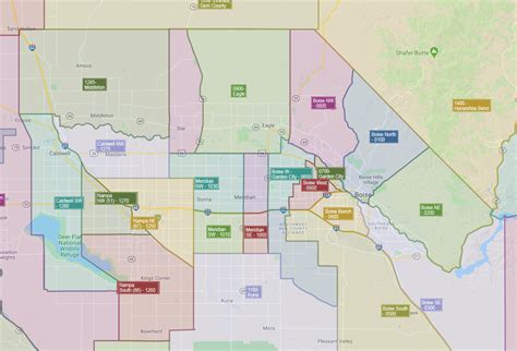 Map Of Boise Idaho Neighborhoods - Middle East Map