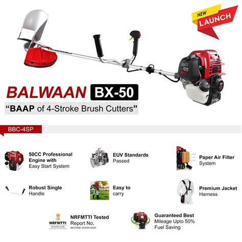 Air Cooled Balwaan Bx Stroke Cc Brush Cutter At Rs In Amroha