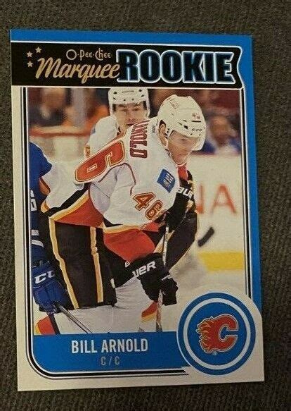 O Pee Chee Bill Arnold Marquee Rookie Card Flames Ebay