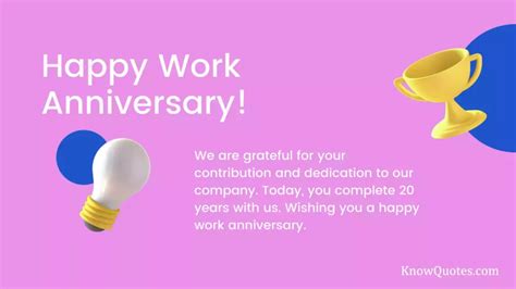 1 Year Work Anniversary Quotes For Myself | KnowQuotes.com