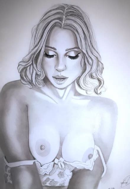 Aktzeichnung Akt Pin Up Nude Drawing Erotic Nu Dessin