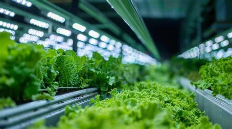 Premium Photo Rows Of Lettuce Growing In A Greenhouse