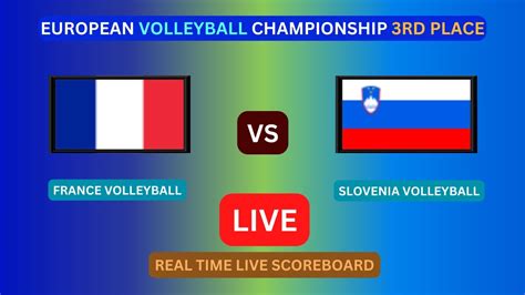 France Vs Slovenia Live Score Update Today Men S European