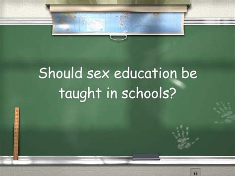 Sex Education In Schools1 Ppt