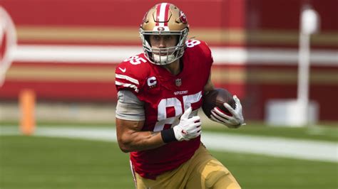 Ers Te George Kittle Knee Says He Ll Be Back Sunday Vs Eagles