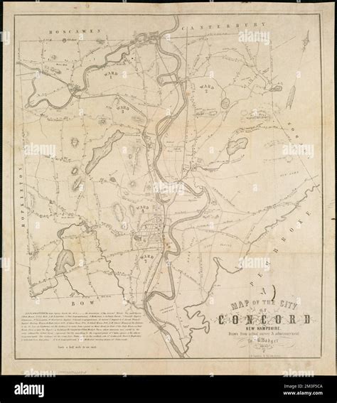 Map of the city of Concord New Hampshire , Concord N.H., Maps Norman B ...