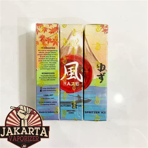 Jual Salt Kaze Autumn Aki Saltnic By Emkay Brewer Ml Mg Liquid Salt