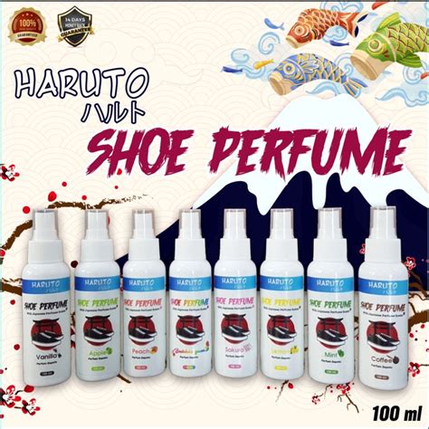 Jual Parfum Sepatu Haruto Shoe Perfume 100ml Plus Anti Bacterial Parfum