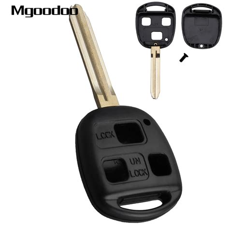 Mgoodoo 3 Buttons Keyless Entry Remote Key Shell Cover Fob For Toyota