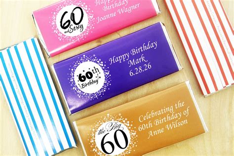 Birthday Favors Set of 12 60th Birthday Party Favors 60th - Etsy