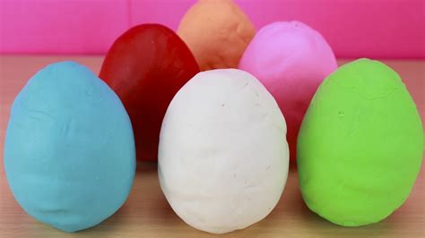 Aprender Los Colores Con Huevos Sorpresa De Plastilina Play Doh Youtube