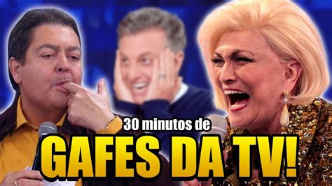 Especial Minutos De Gafes Na Tv Ao Vivo Youtube