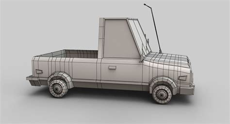 Camioneta De Dibujos Animados Modelo 3d 29 Max Obj 3ds Fbx Free3d