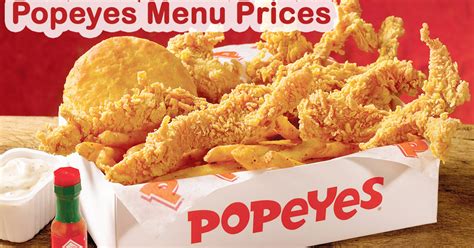 Popeyes Menu Prices 2023 - Explore The New Added Menu