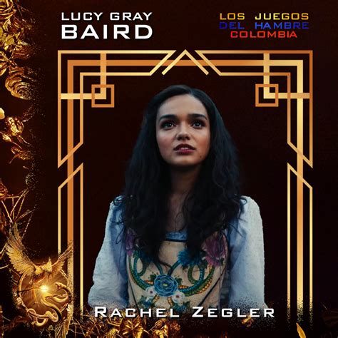 Thg Colombia On Twitter Rachel Zegler Es Lucy Gray Baird En