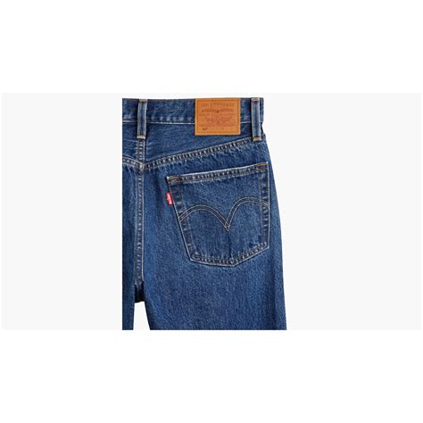 Levis 501 Cropped Jeans Straight Jeans